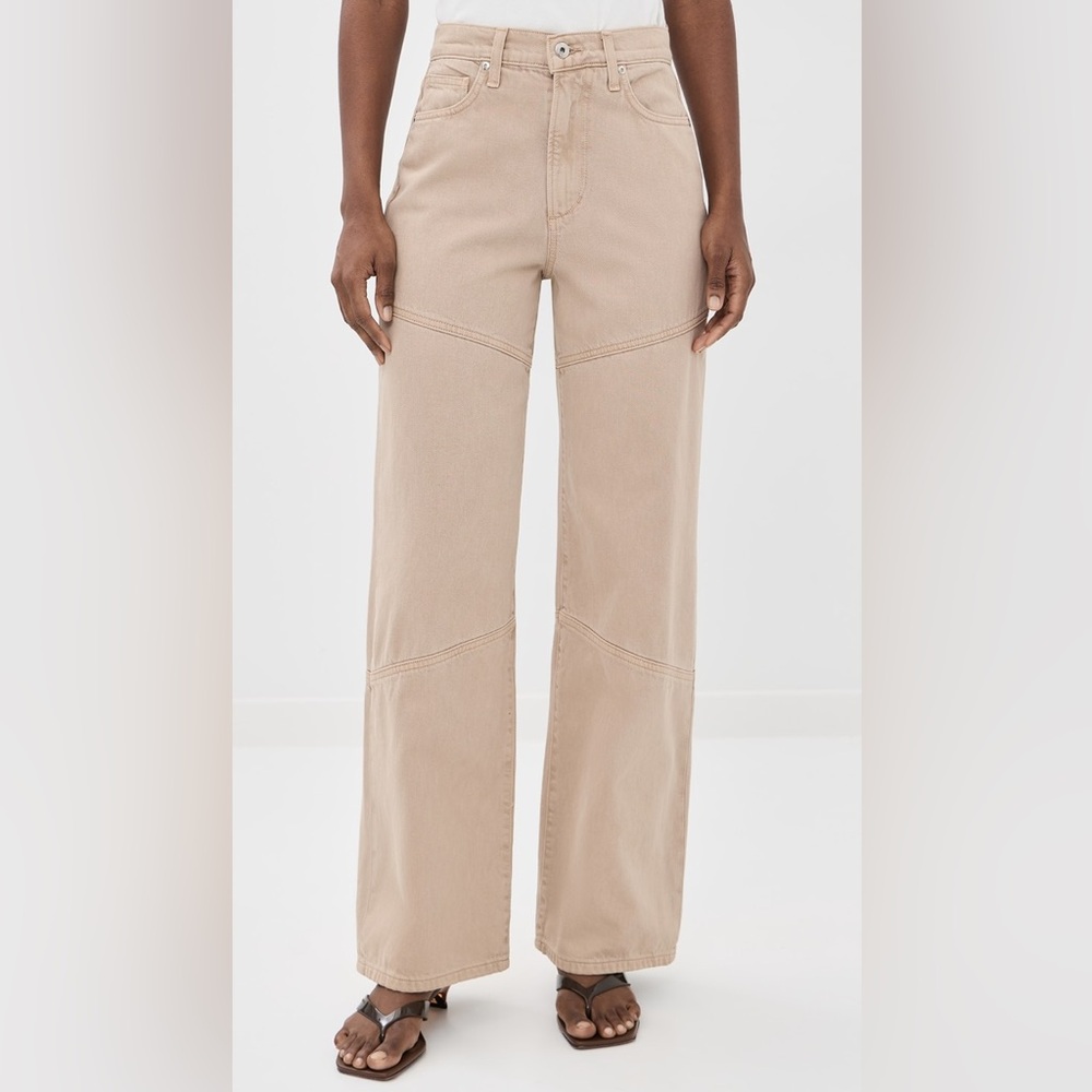BRAND NEW Joe’s Jeans Tan Wide Leg Utility Jeans in Size 28
